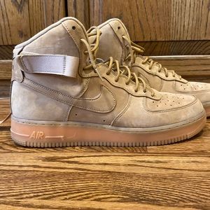 Nike High Top Air Force 1 Flax